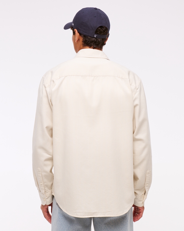 Twill Button-Up Shirt