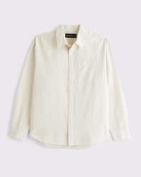 Twill Button-Up Shirt