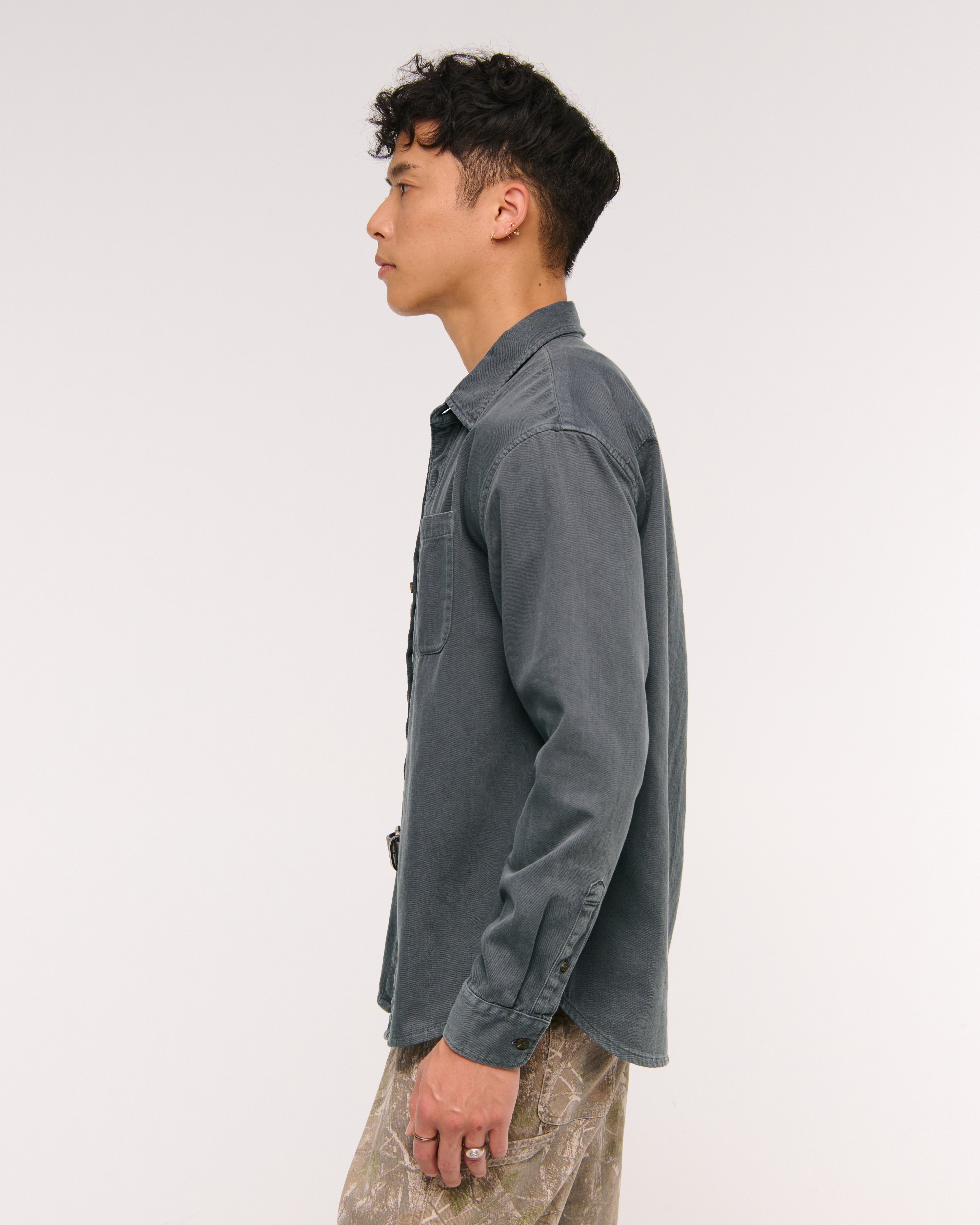 twill half shirt jacket / ジャケット / dium twill half shirt jacket / ジャケット / dium