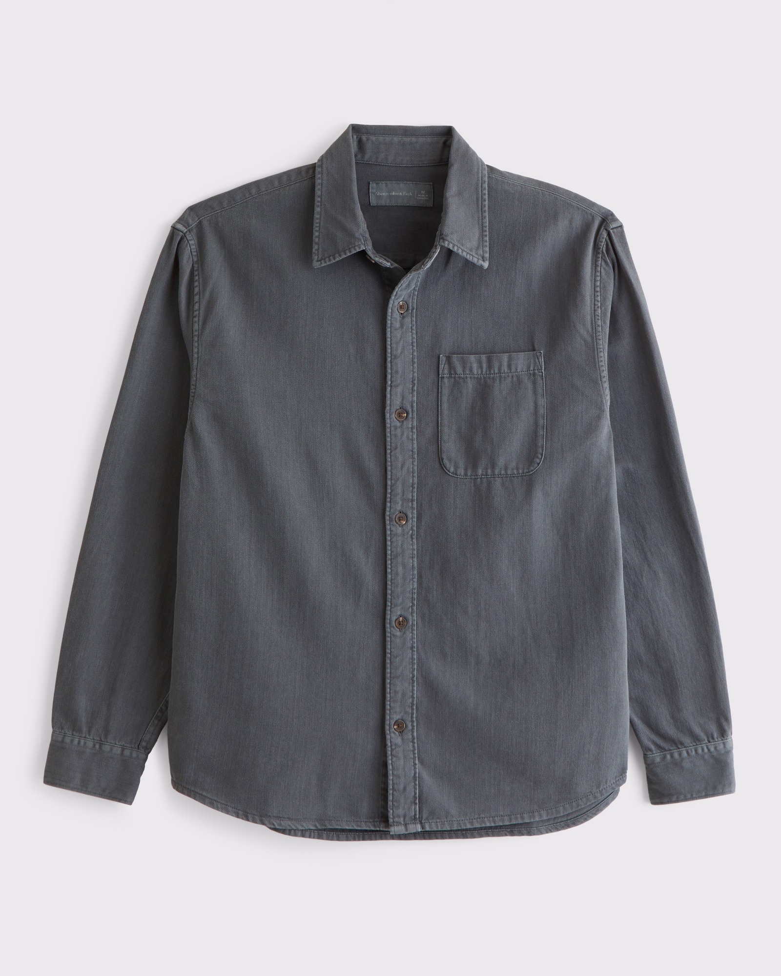 Twill Button-Up Shirt