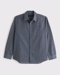 Twill Button-Up Shirt