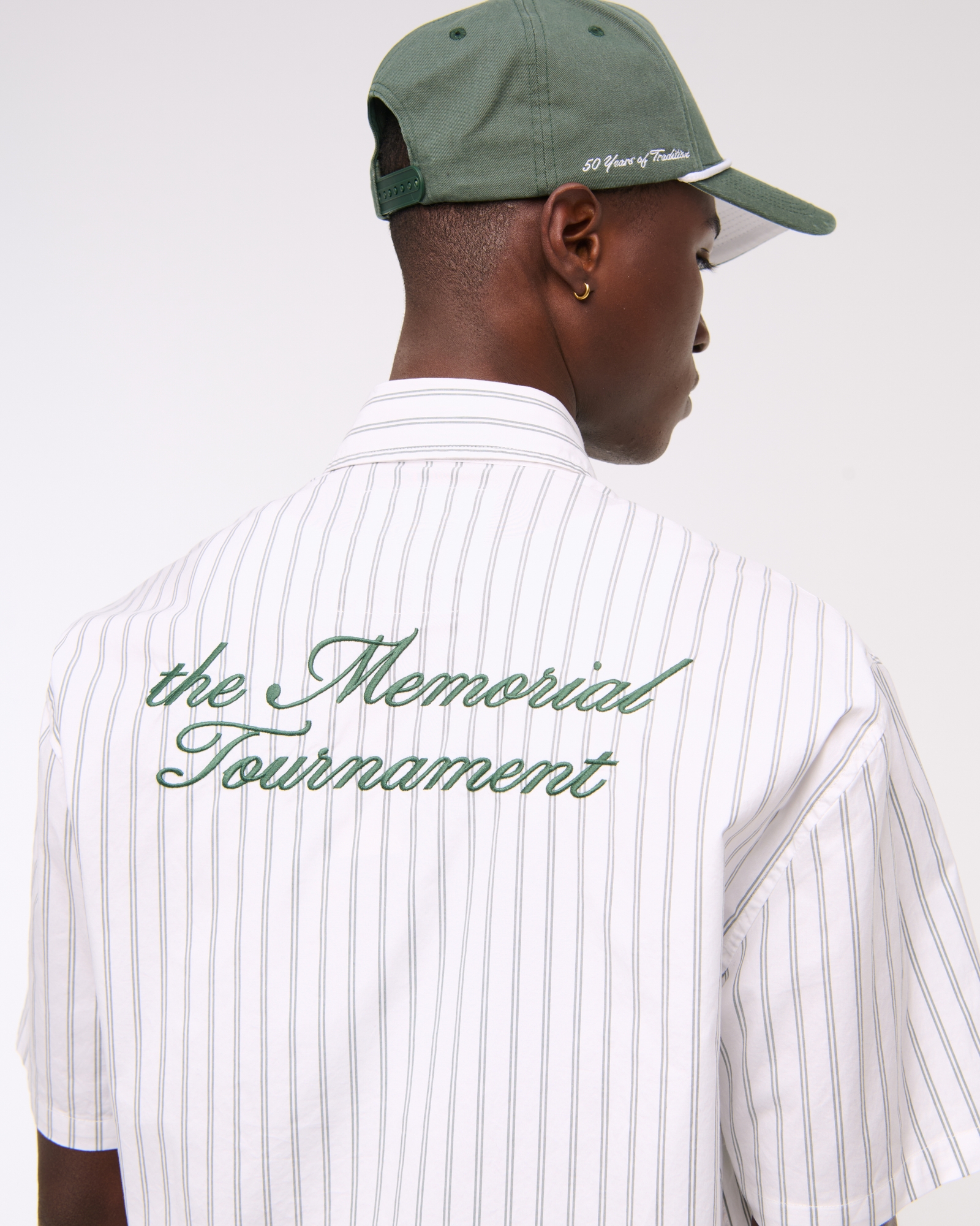 Short-Sleeve Memorial Tournament Workwear Button-Up Shirt