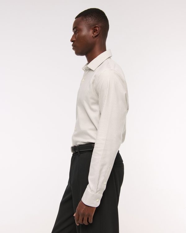 A&F Collins Slim Stretch Suiting Shirt