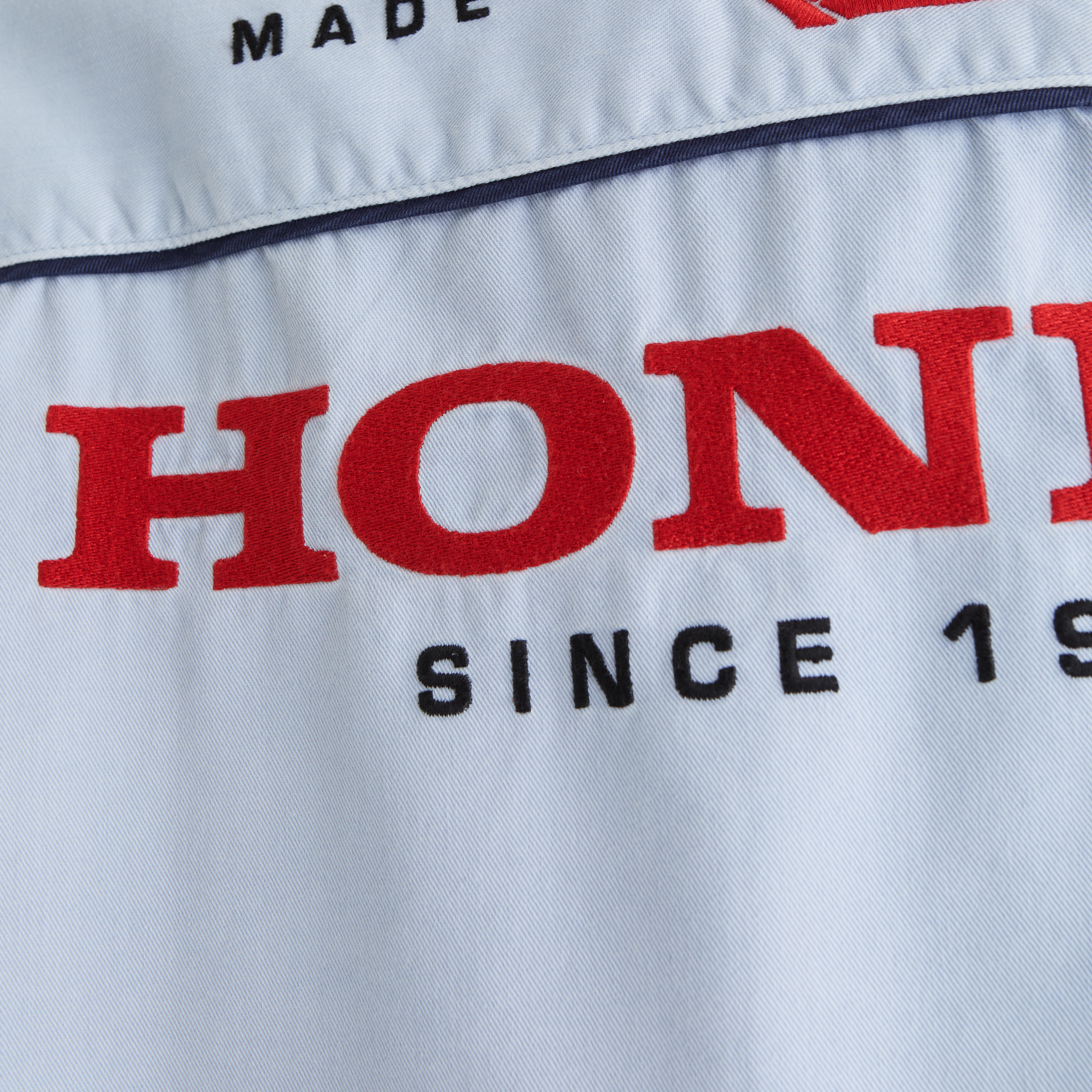 Men's Short-Sleeve Cropped Honda Button-Up Shirt | Men's