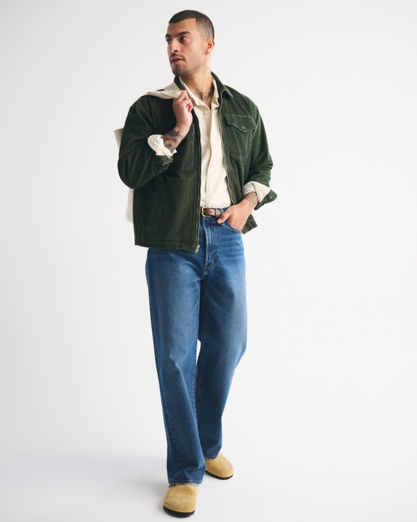 メンズ コーデュロイ ジップシャツジャケット | メンズ 新着アイテム