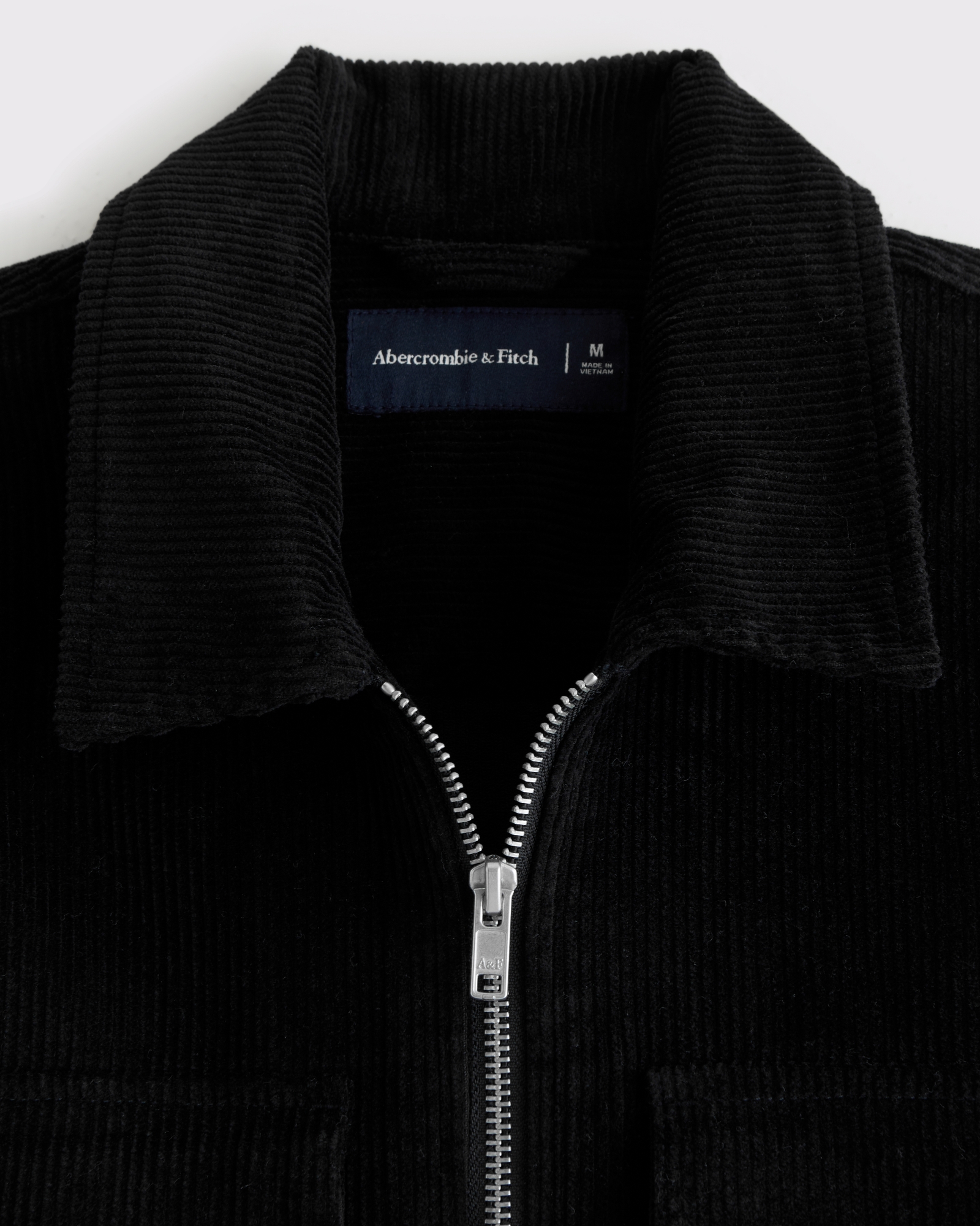 Corduroy Zip Shirt Jacket