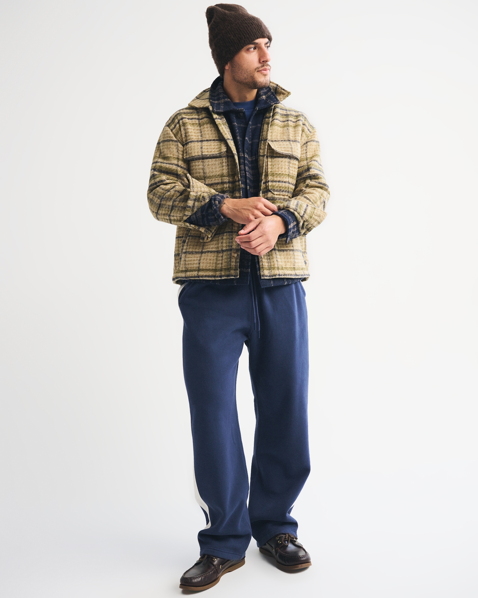 Мужские куртки Abercrombie & Fitch Boucle Shirt Jacket — фото 3