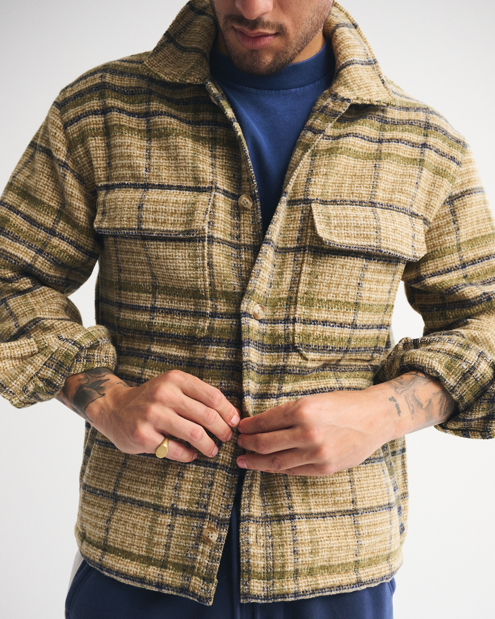 Boucle Shirt Jacket