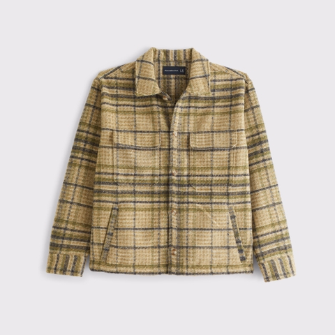 Мужские куртки Abercrombie & Fitch Boucle Shirt Jacket