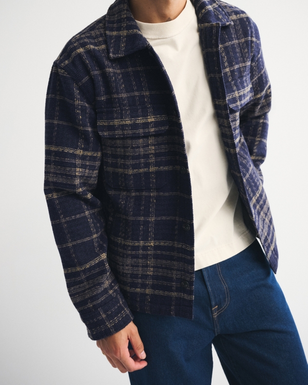 Boucle Shirt Jacket
