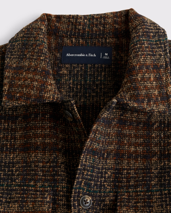 Boucle Shirt Jacket