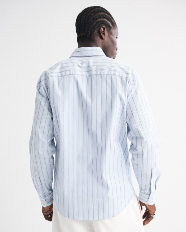 Preppy Poplin Button-Up Shirt