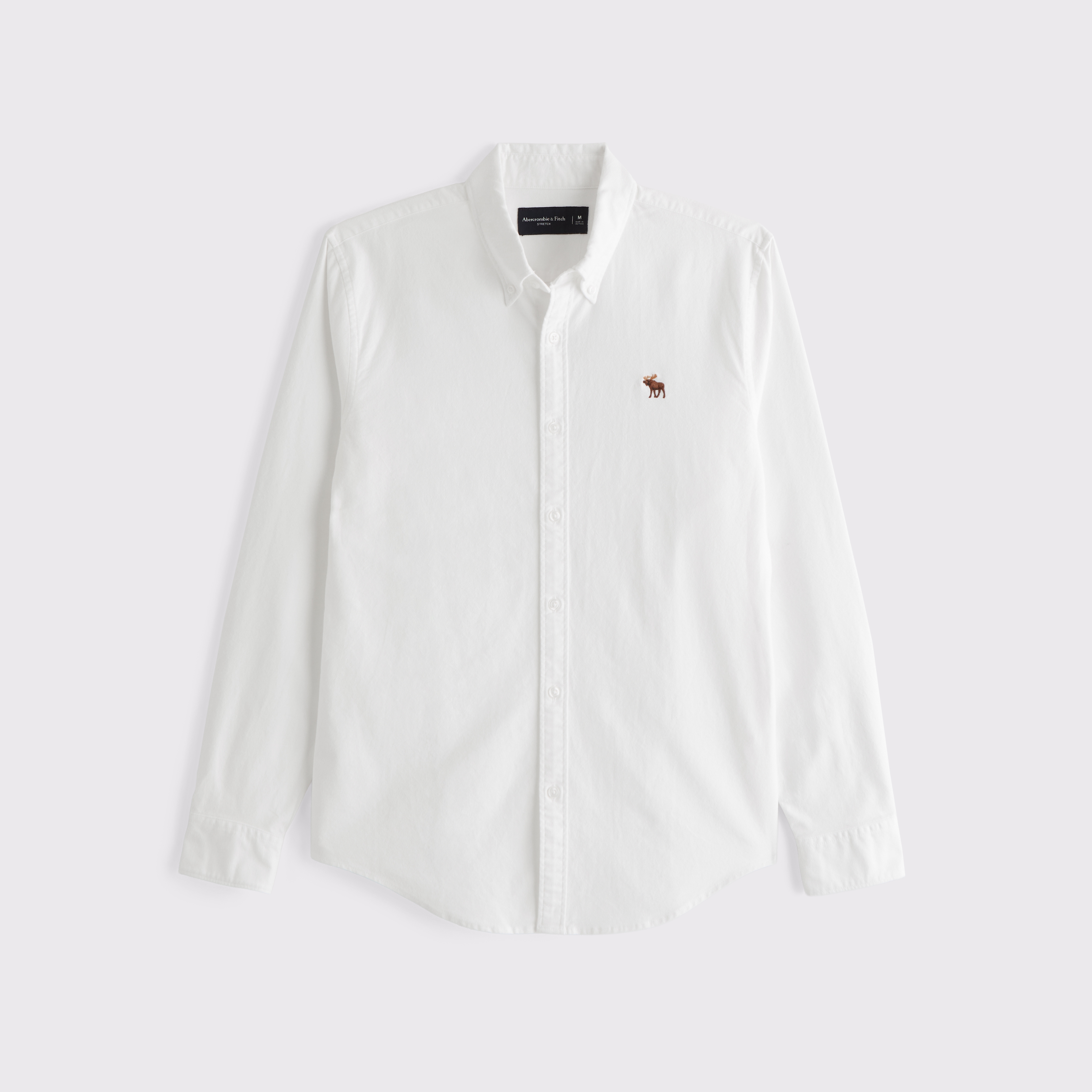Men's Signature Icon Oxford Shirt | Men's Tops | Abercrombie.com