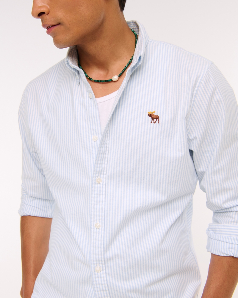 Signature Icon Slim Oxford Shirt