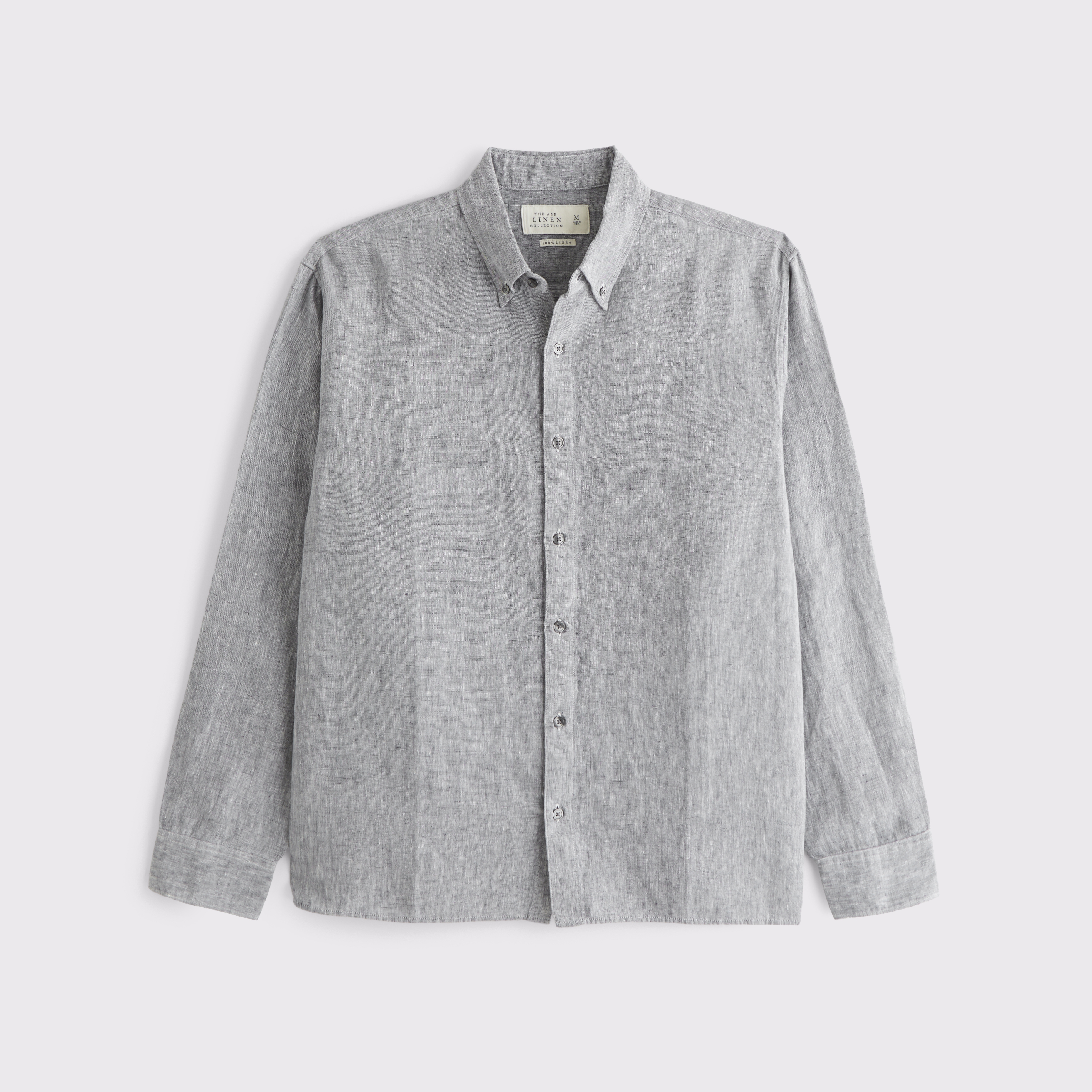 【Abercrombie & Fitch】ボタンアップ リネンシャツ 関税送料込 Abercrombie & Fitch】ボタンアップ リネンシャツ 関税送料込 シャツ
