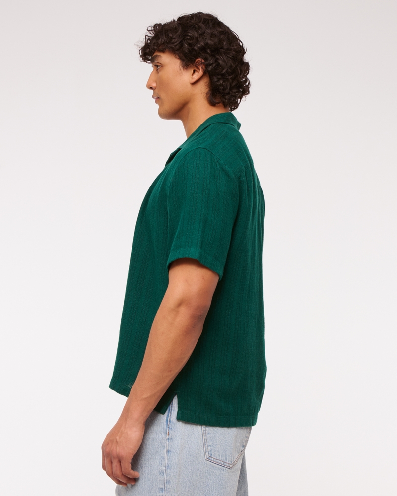 Camp Collar Summer Linen-Blend Shirt