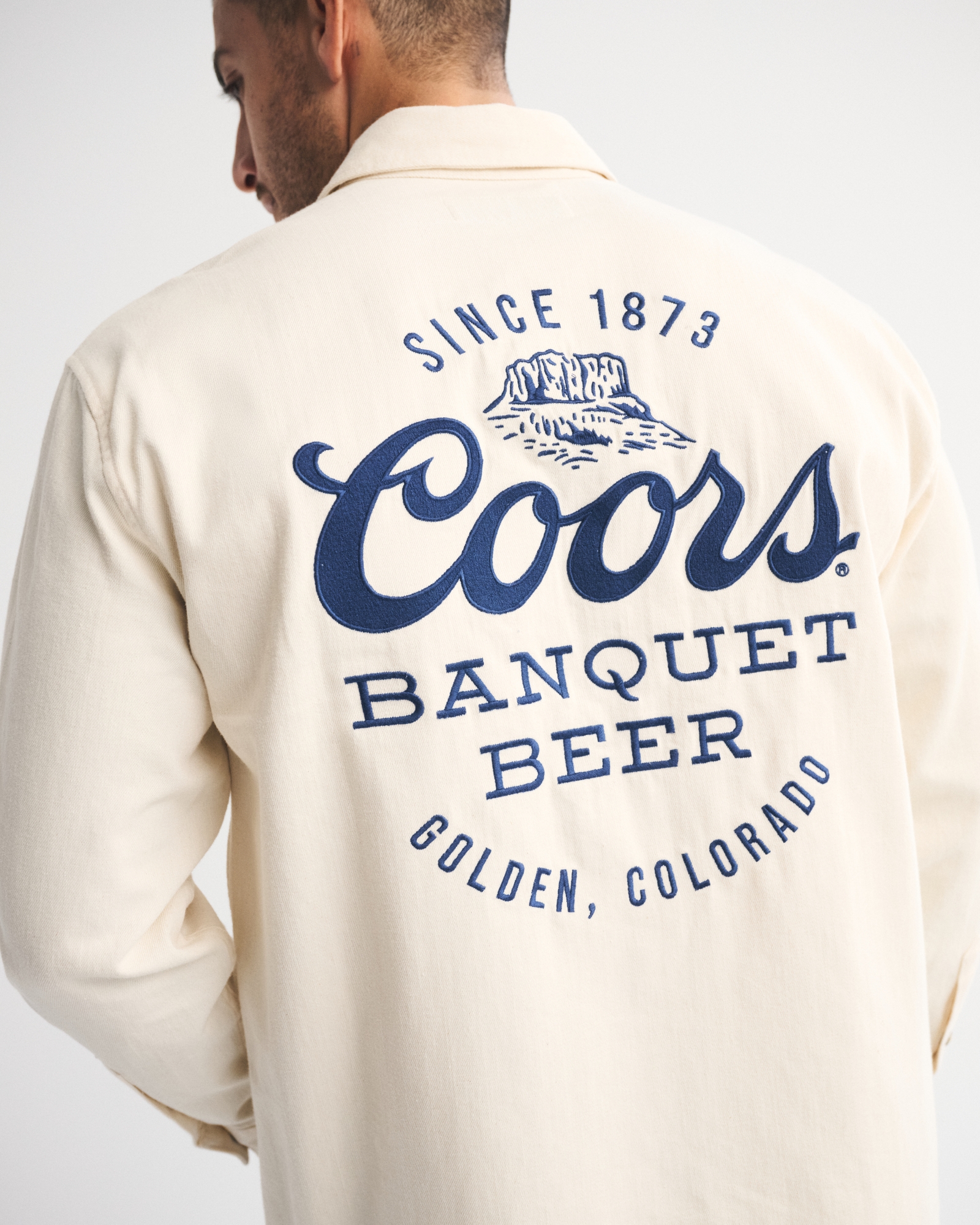 Denim Button-Up Shirt