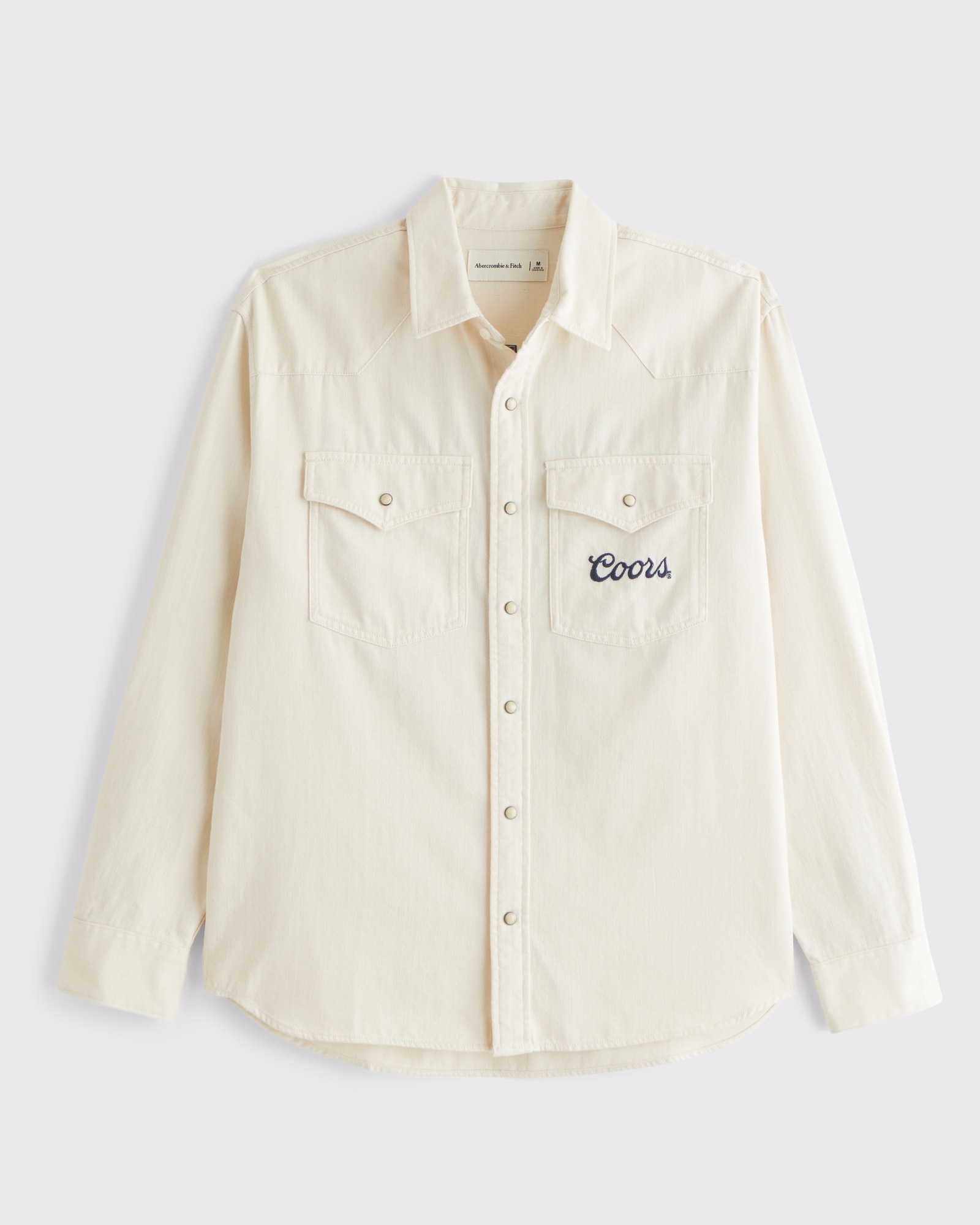 Denim Button-Up Shirt