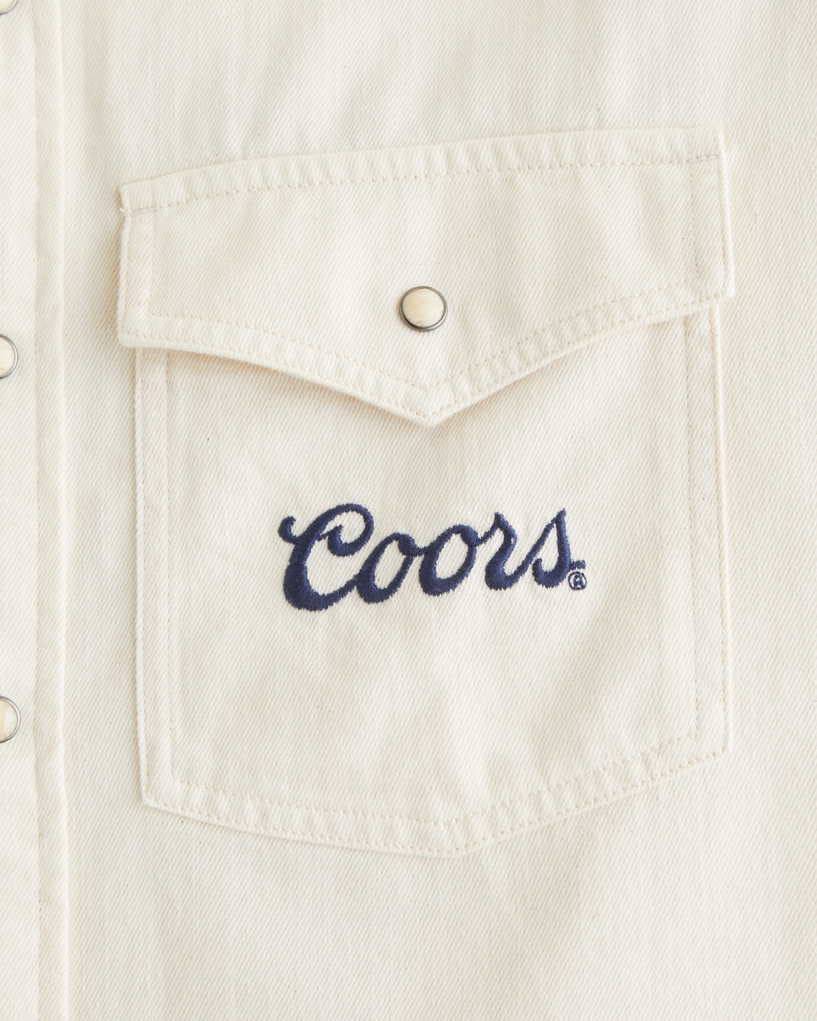 Denim Button-Up Shirt