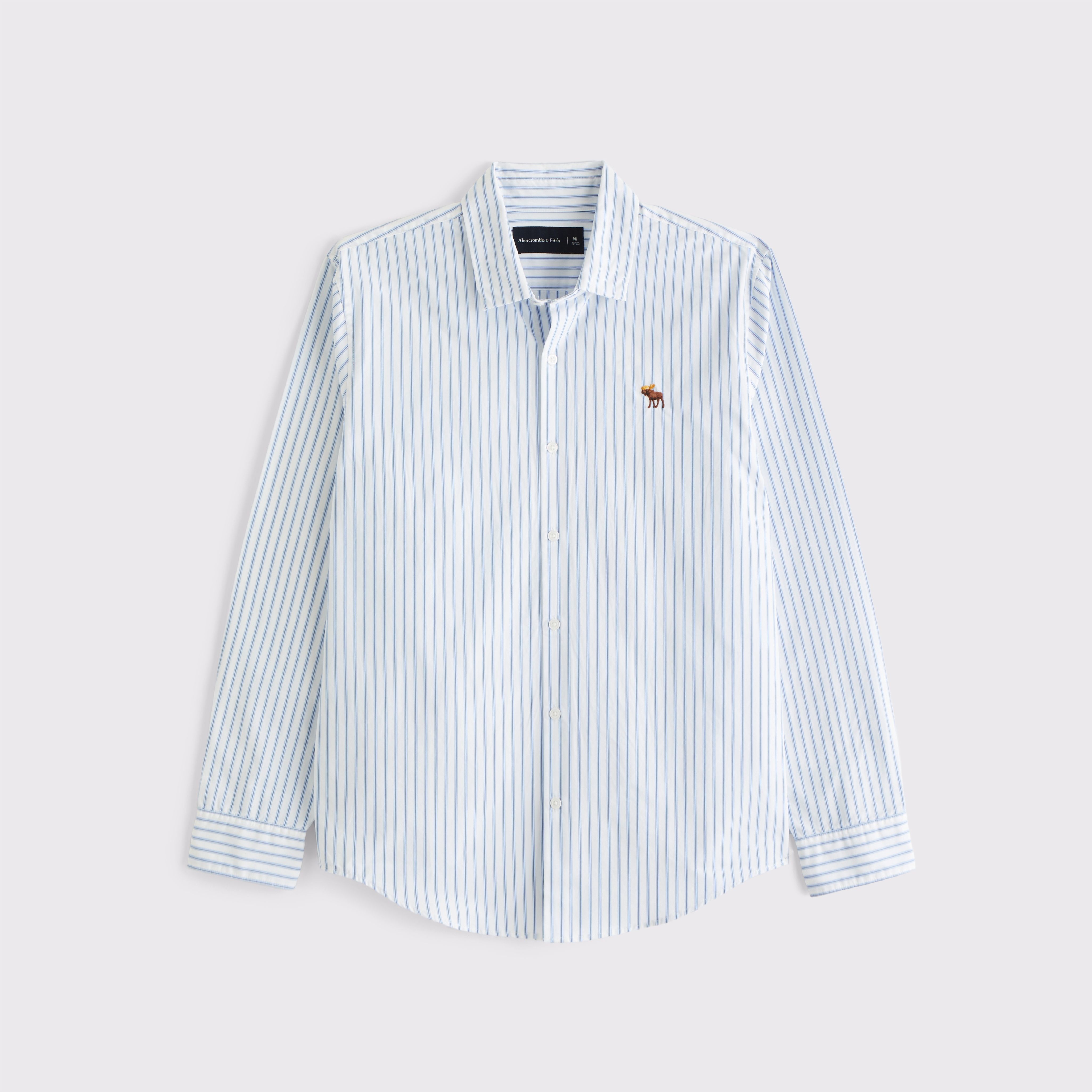 アバクロ Abercrombie&Fitchポプリンボタンアップシャツyx016 アバクロ Abercrombie&Fitchポプリンボタンアップシャツyx016