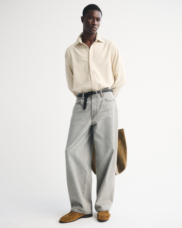 Brushed Button-Up Shirt