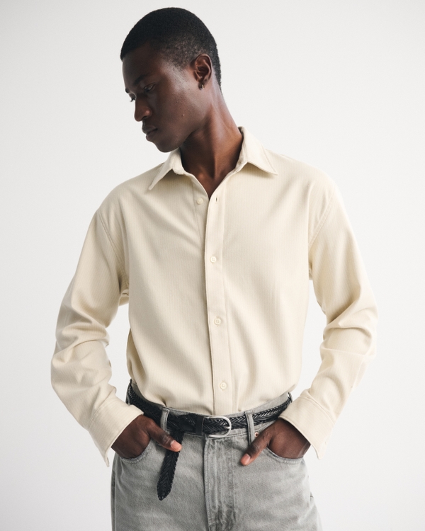 Brushed Button-Up Shirt