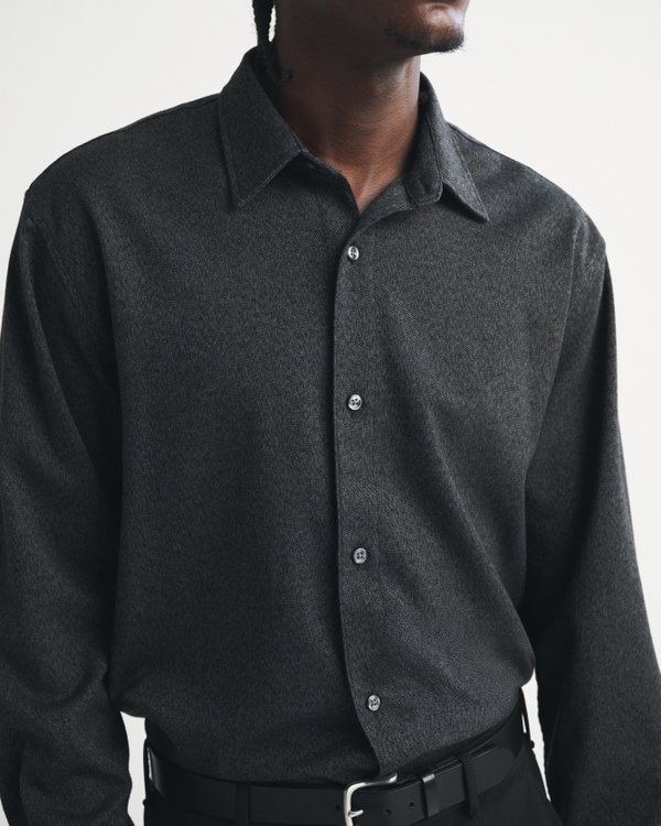 Brushed Button-Up Shirt