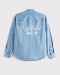 Ford Denim Button-Up Shirt