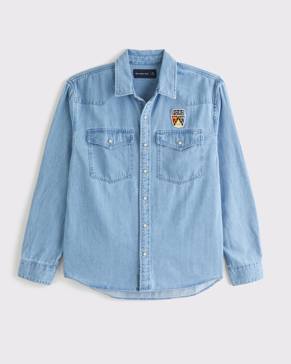 Ford Denim Button-Up Shirt