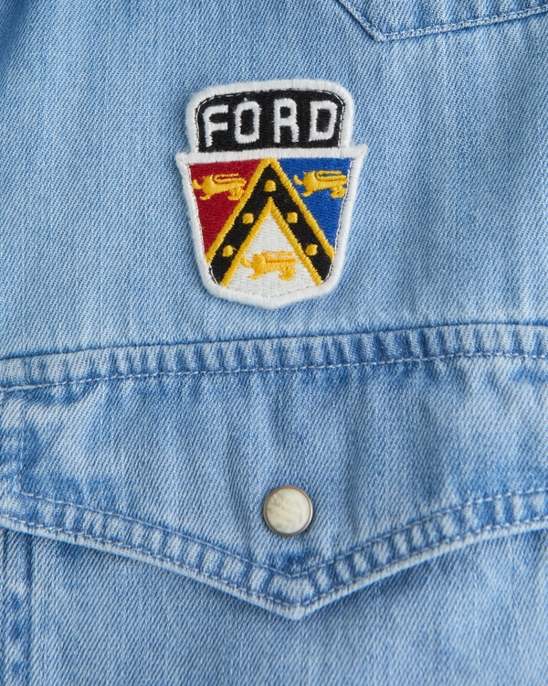 Ford Denim Button-Up Shirt