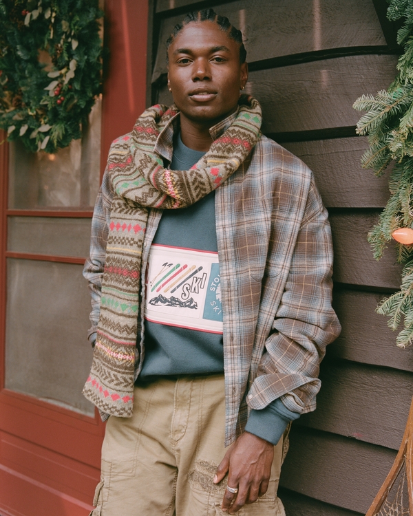 Flannel, Brown Plaid view 1