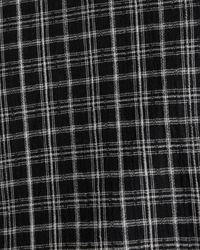 Short-Sleeve Cropped Button-Up Shirt