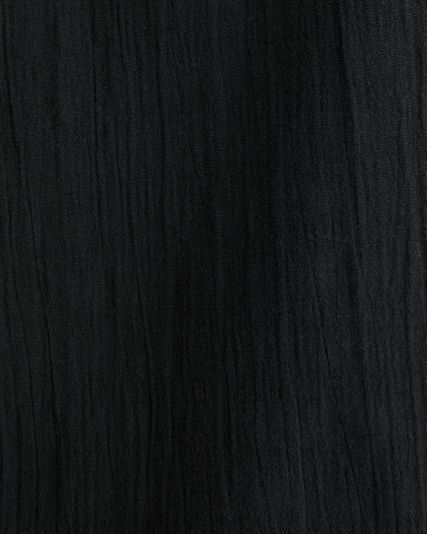 Camp Collar Textured Button-Up Shirt