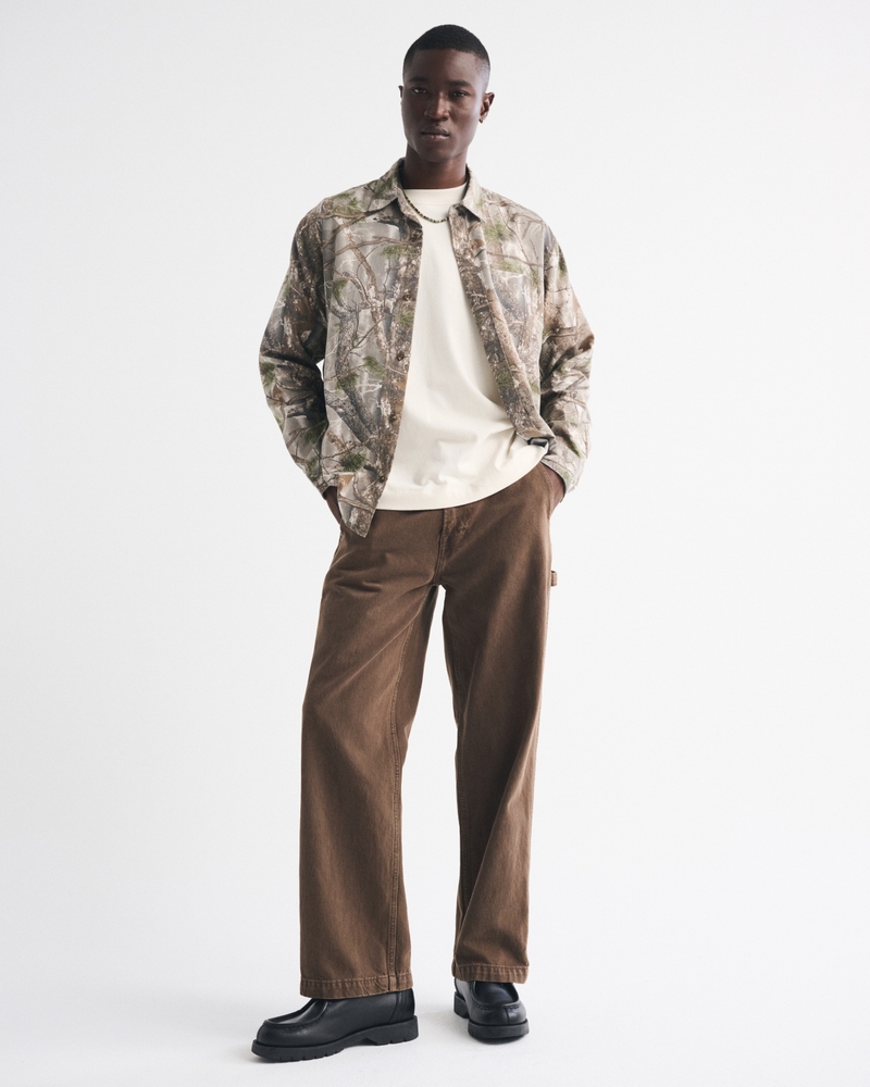 Twill Button-Up Shirt