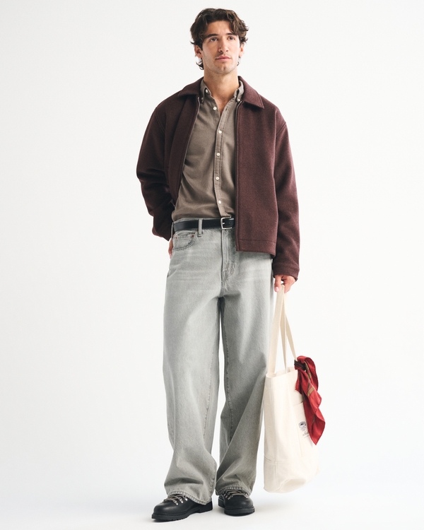 Icon Brushed Button-Up Shirt