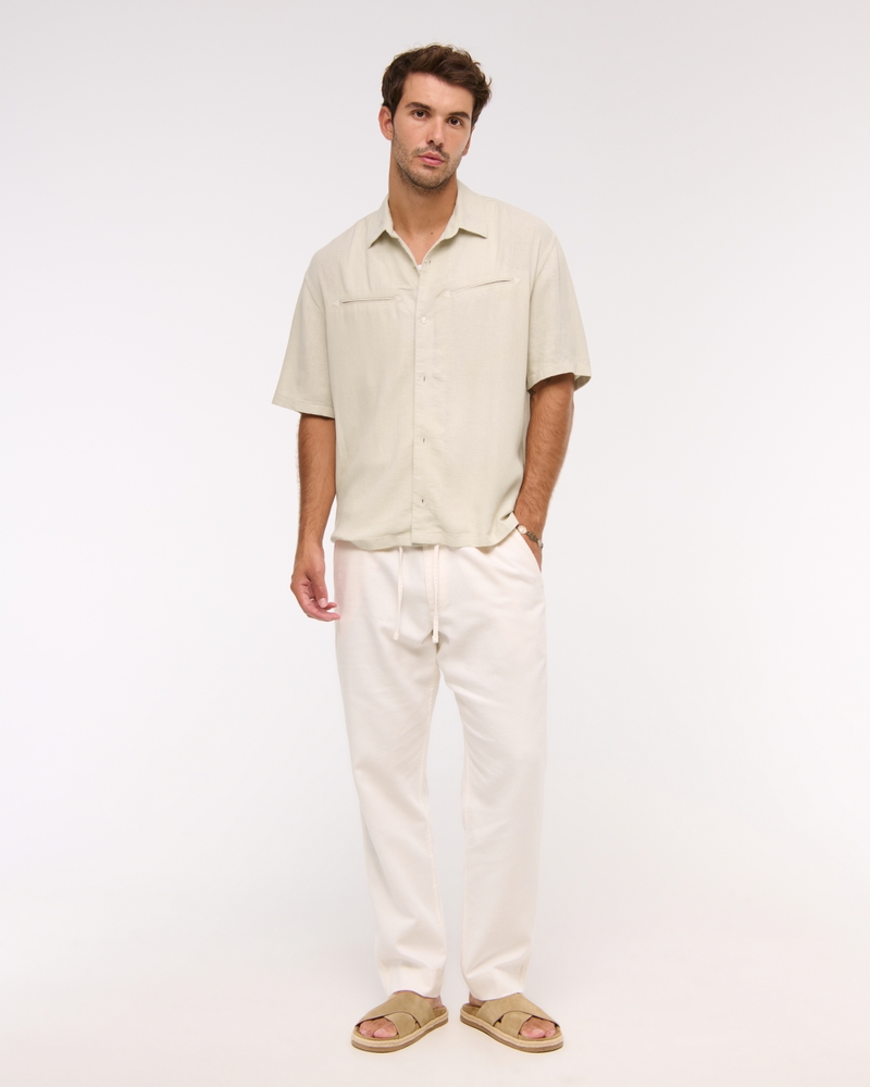 Western Linen Blend Shirt