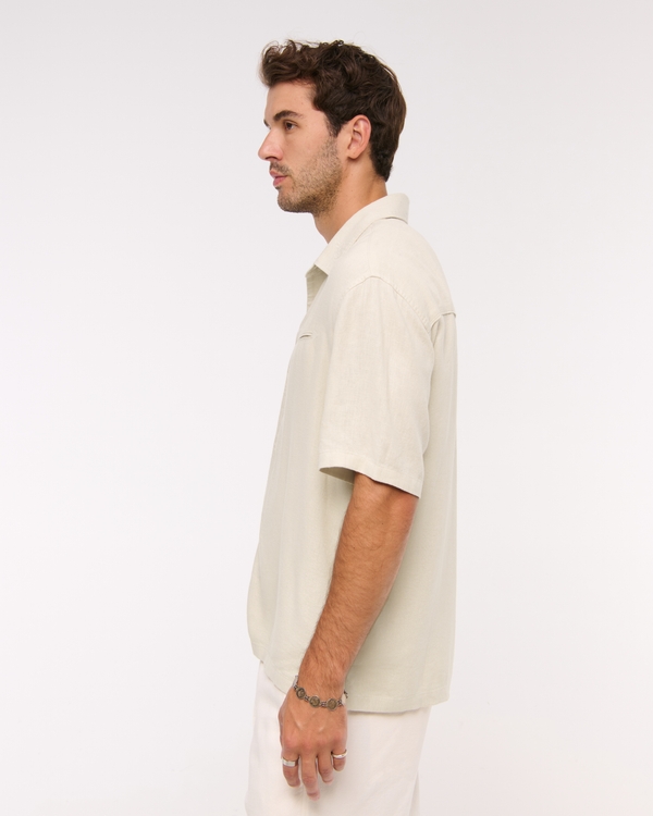 Western Linen Blend Shirt