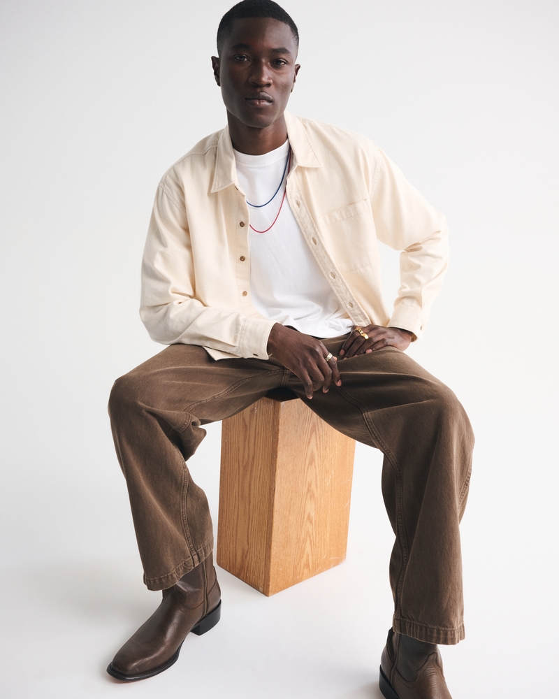 Twill Shirt Jacket