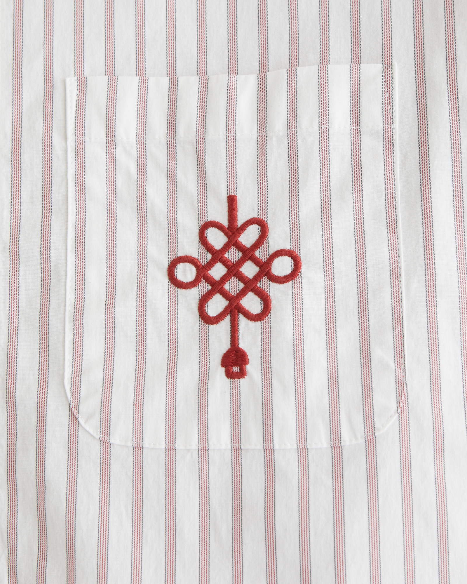 Lunar New Year Poplin Button-Up Shirt