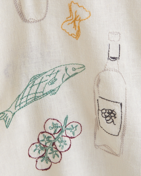 Camp Collar Summer Linen-Blend Shirt