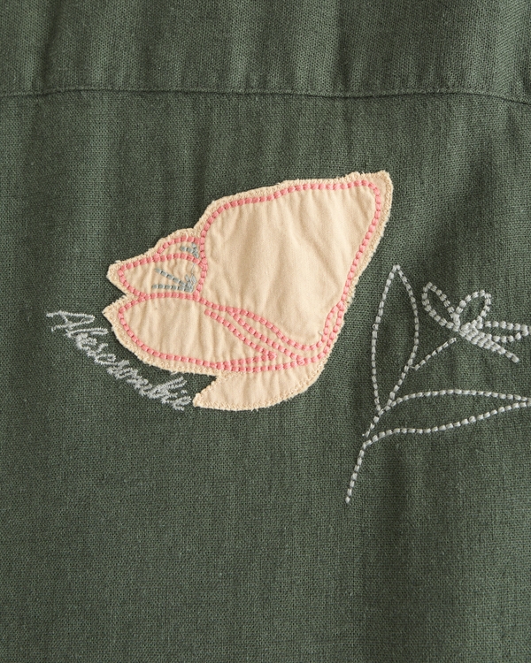 Camp Collar Summer Linen-Blend Shirt