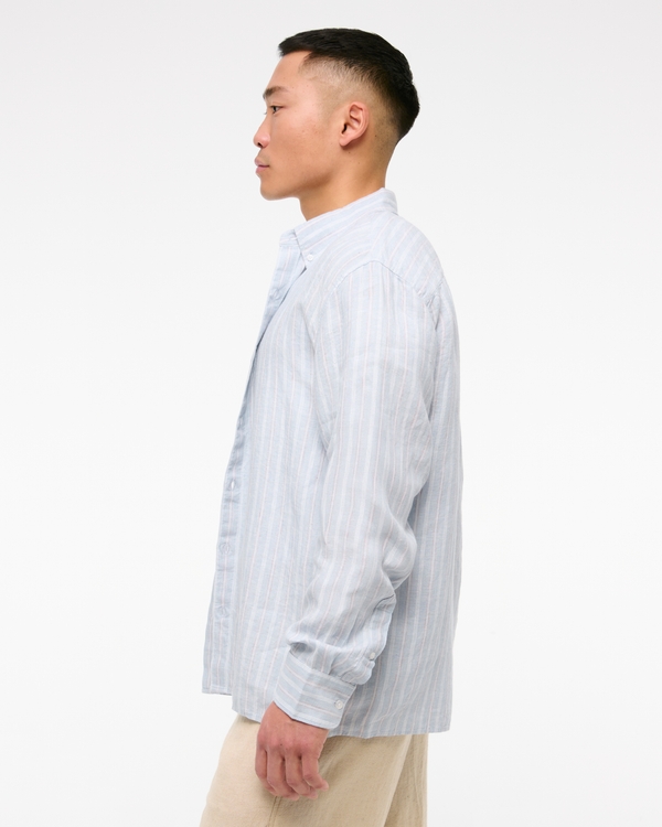 Linen Button-Up Shirt