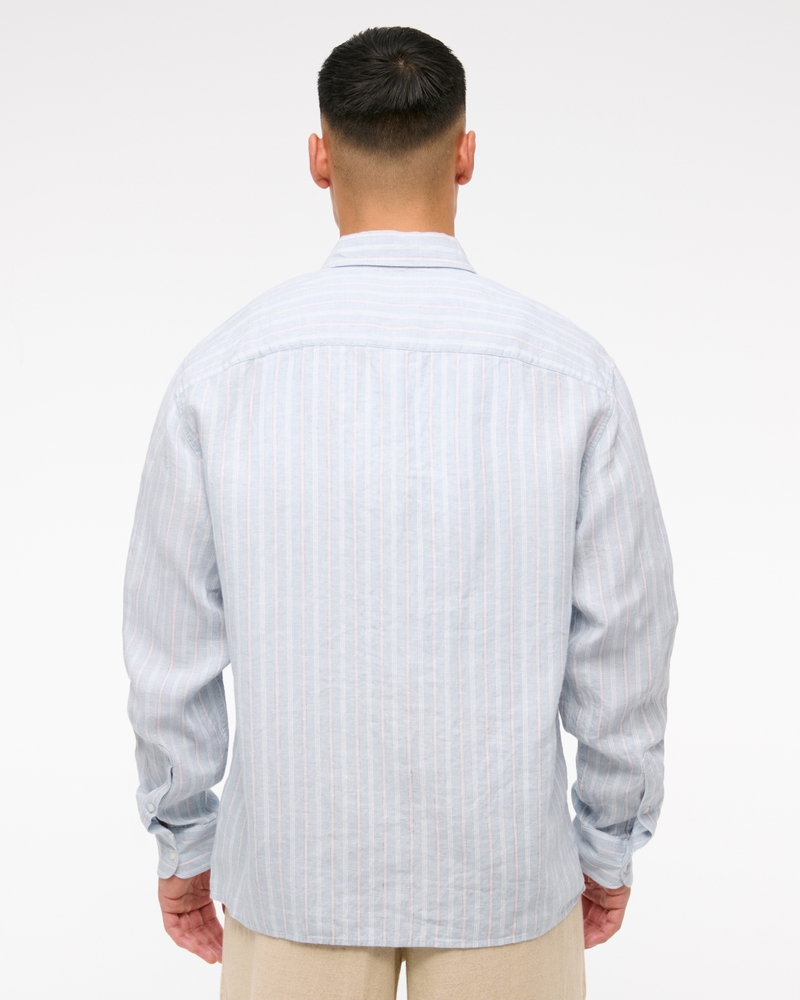 Linen Button-Up Shirt