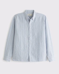 Linen Button-Up Shirt
