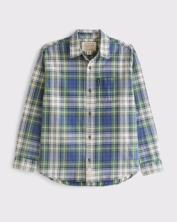 Plaid Button-Up Shirt from Abercrombie & Fitch - $59.99