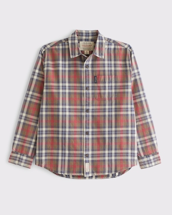 Plaid Button-Up Shirt from Abercrombie & Fitch - $39.99