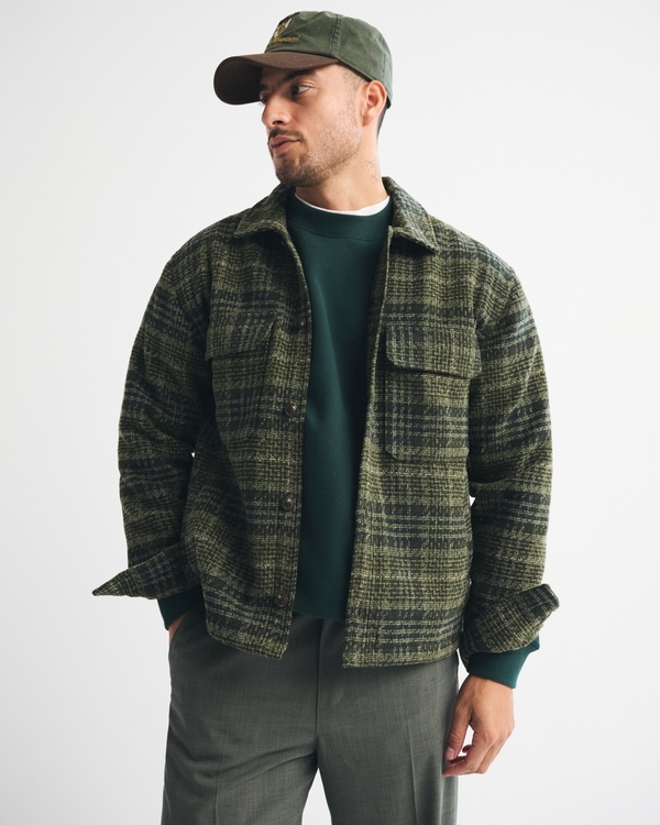 Boucle Shirt Jacket