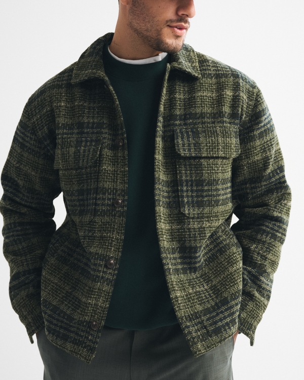 Boucle Shirt Jacket