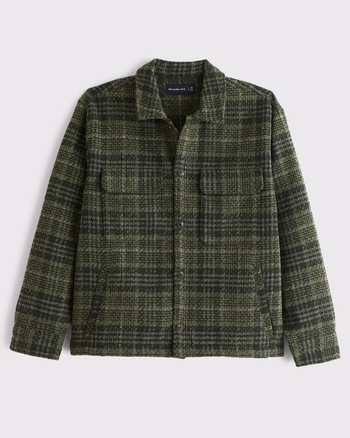 Boucle Shirt Jacket from Abercrombie & Fitch - $69.99 (12% off)