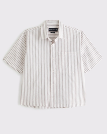 DIESEL◆Cropped poplin military shirt/S/コットン/WHT// Diesel cropped shirt with two pocket style white C-ADRA-A